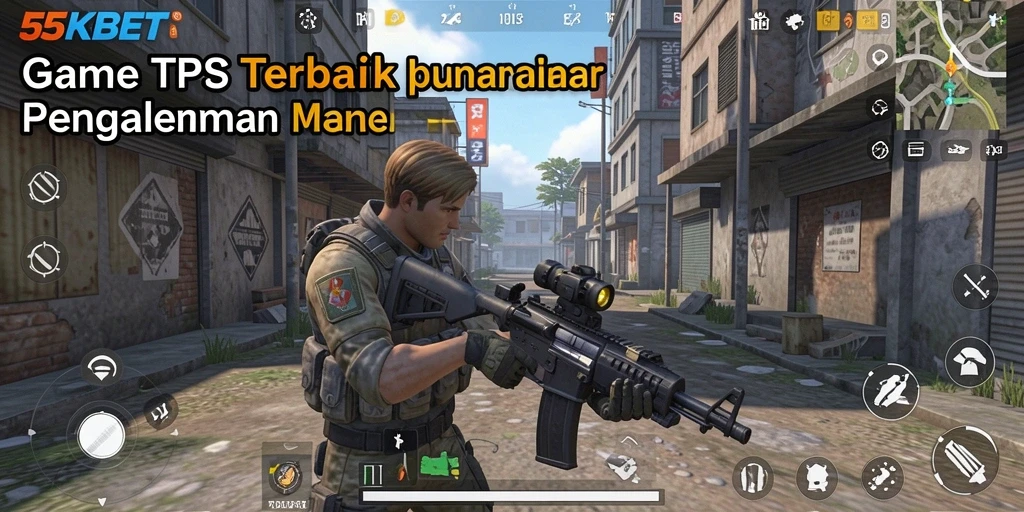 Gambaran gameplay 55KBET yang mendebarkan dan strategi TPS yang seru.