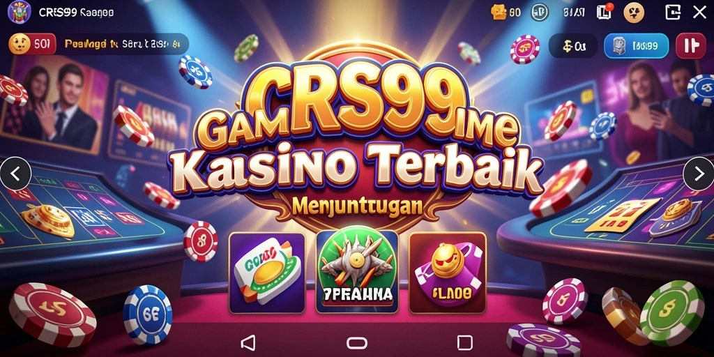 Tampilan menarik dari gameplay kasino yang seru di CRS99.