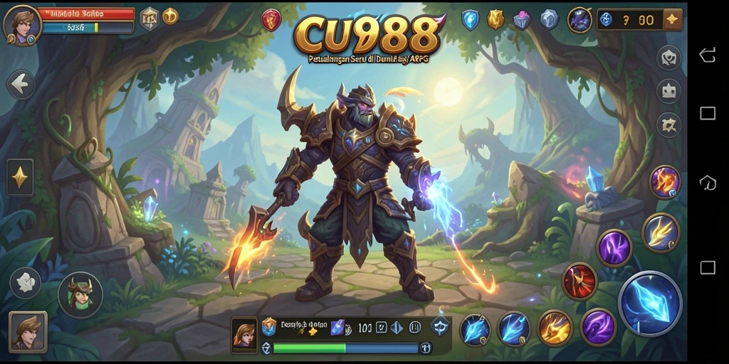Screenshot CU888 menampilkan aksi seru petualangan ARPG dalam grafis canggih.