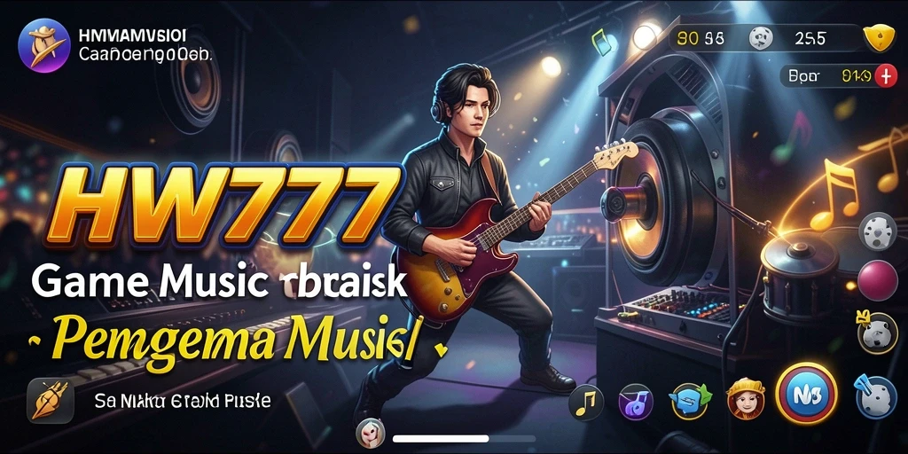 Screenshot HW777 menampilkan pemain menikmati alunan musik.