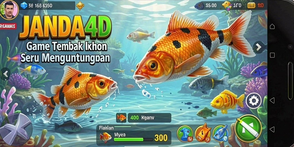 Gameplay JANDA4D yang penuh aksi Tembak Ikan.
