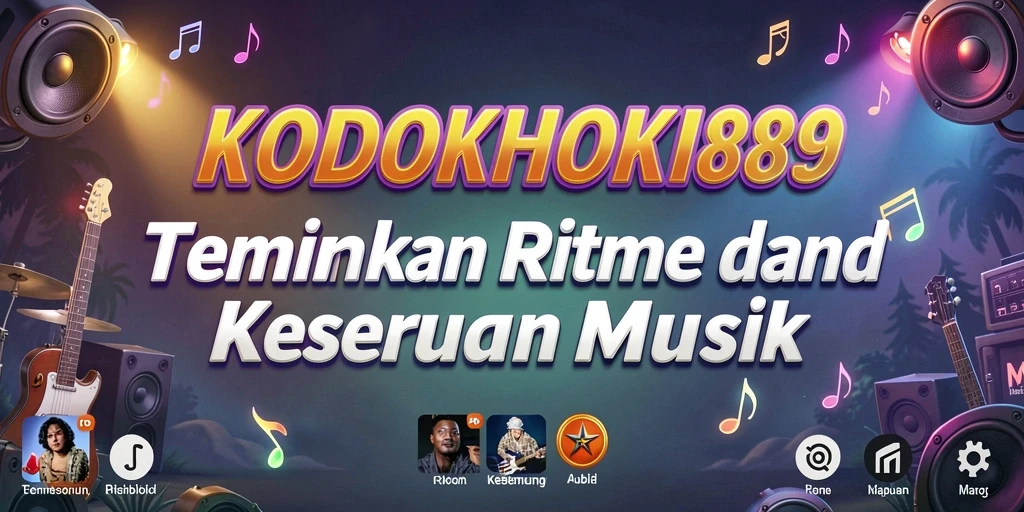 Tampilan gameplay <strong>KODOKHOKI889</strong> yang seru dan interaktif saat bermain musik.