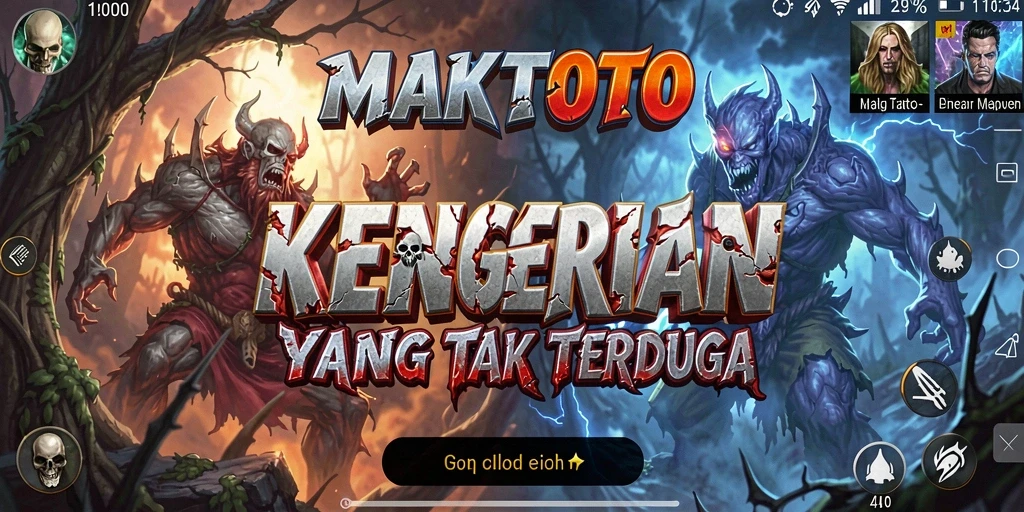 Gameplay kengerian yang mendebarkan dalam MAKTOTO.