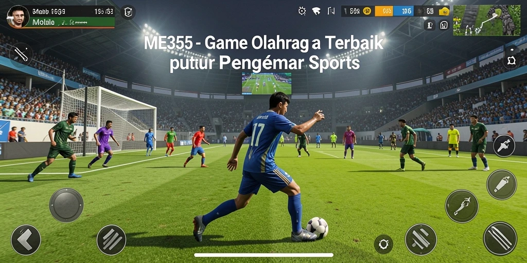 Tampilan gameplay ME355 yang seru dan interaktif di arena olahraga.
