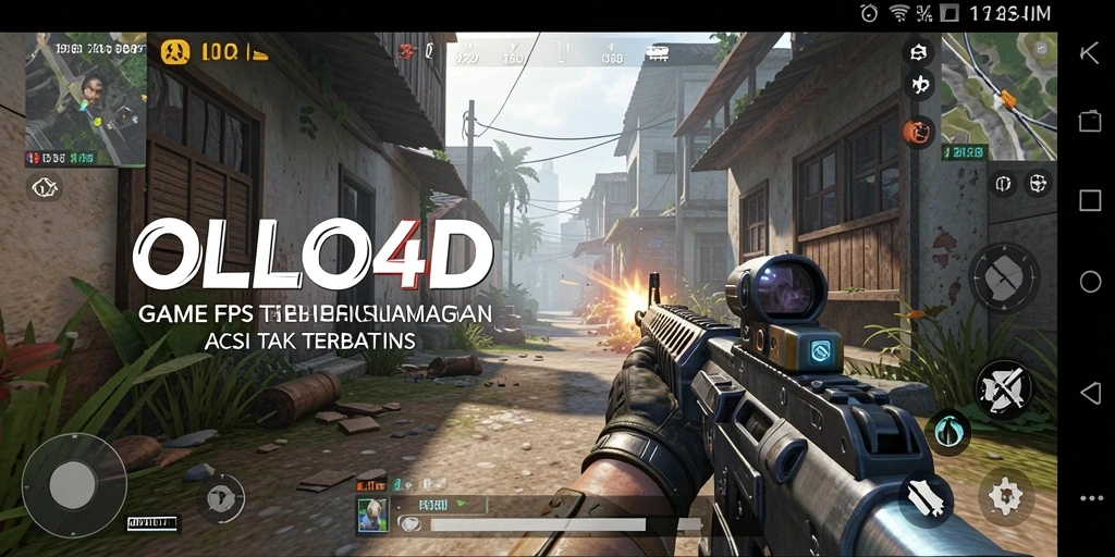 Tampilan aksi seru gameplay OLLO4D saat bertempur.