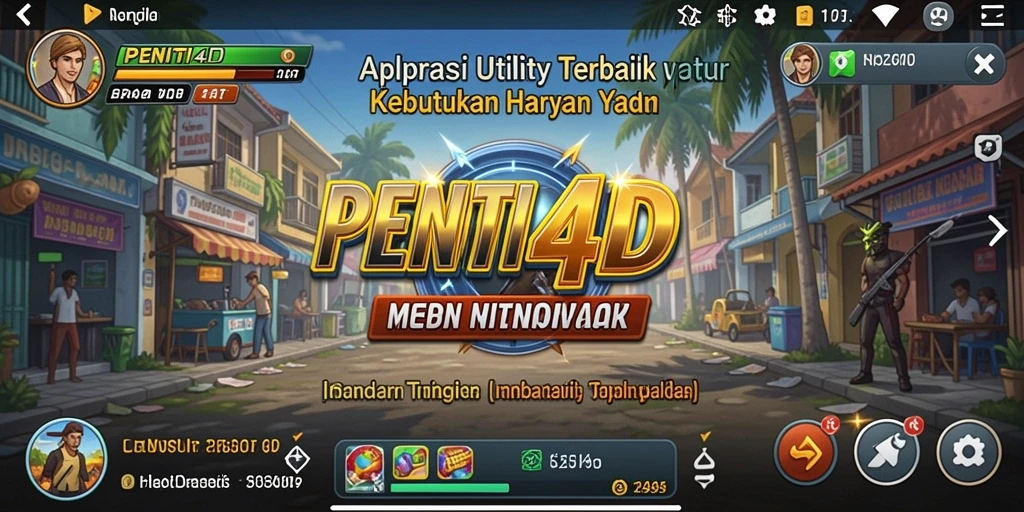Tampilan utama PENITI4D yang fungsional dan menarik.