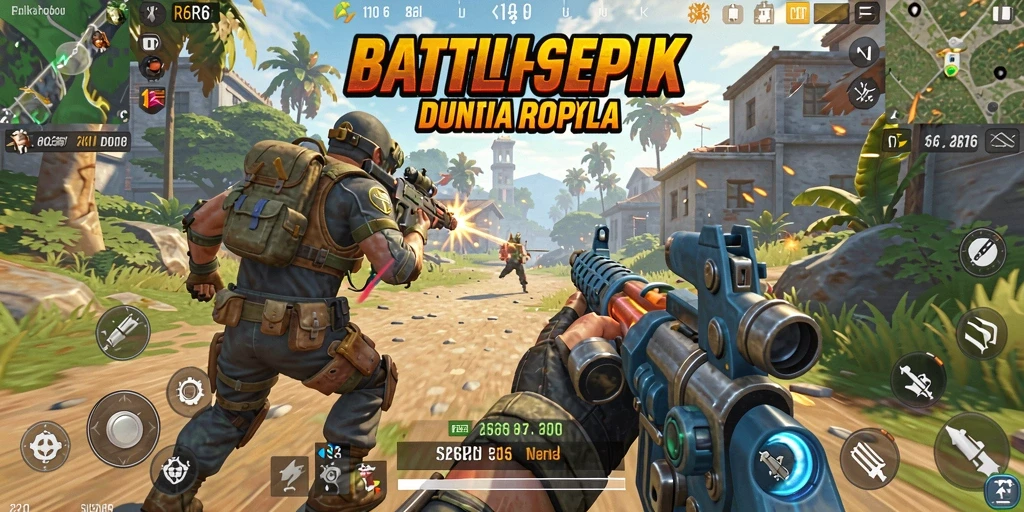 Gameplay seru R6R6 dalam mode Battle Royale.