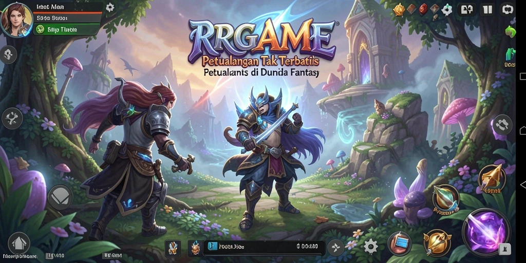 Gameplay RPGAME yang memukau dan penuh petualangan.