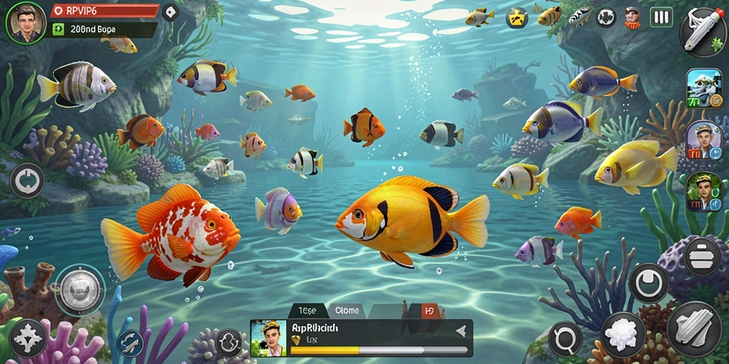 Tangkapan ikan besar dalam gameplay RPVIP6 yang menegangkan.