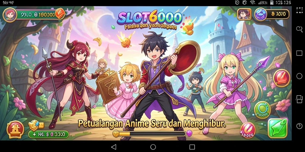 Tampilan gameplay yang menarik dalam dunia Anime yang menawan.