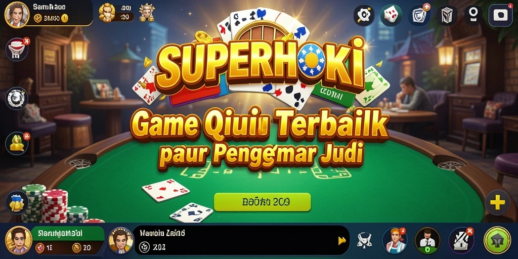 Tampilan gameplay seru dari SUPERHOKI yang penuh strategi.