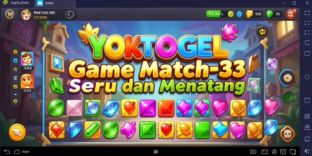 Gameplay seru YOKTOGEL dalam kategori Match-3 yang menarik.