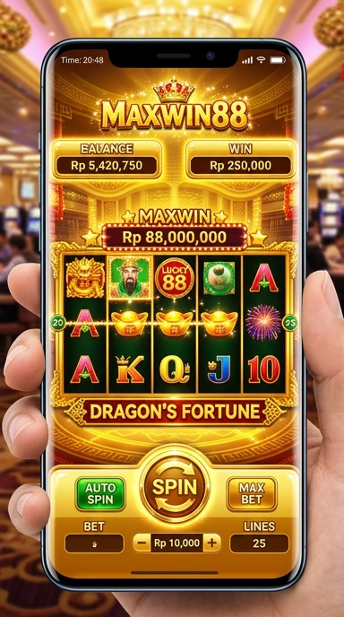 Maxwin88 menunjukkan proses unduh aplikasi yang cepat dan efisien dalam screenshot ini.